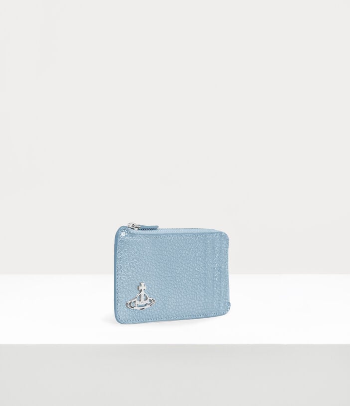 Vivienne Westwood GRAIN LEATHER ZIP CARD HOLDER